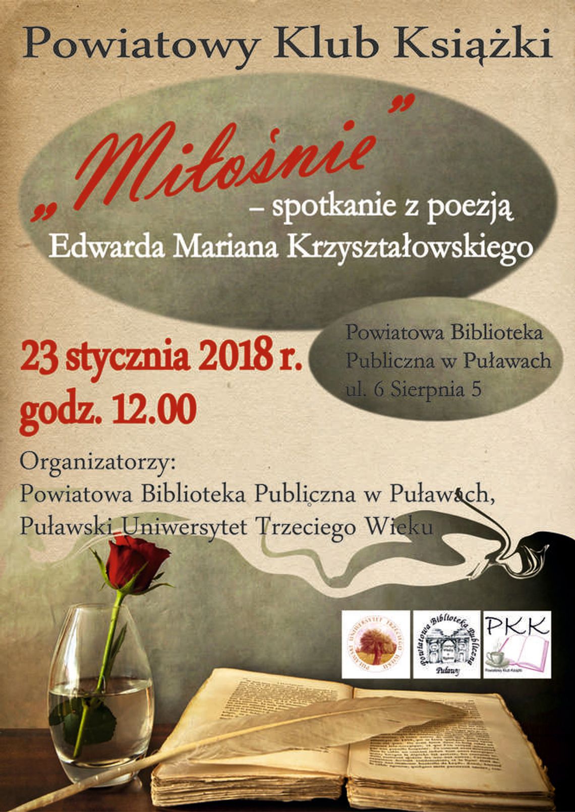 Spotkanie z Edwinem Marianem Krzyształowskim w Puławach