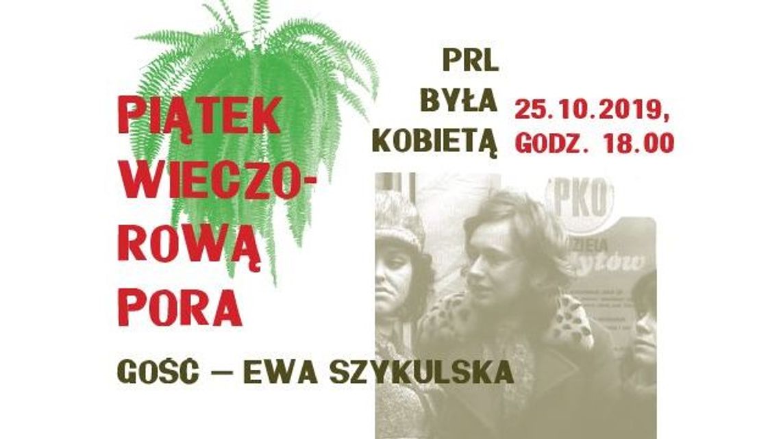 Spotkanie z Ewą Szykulską w DDK Czuby Południowe