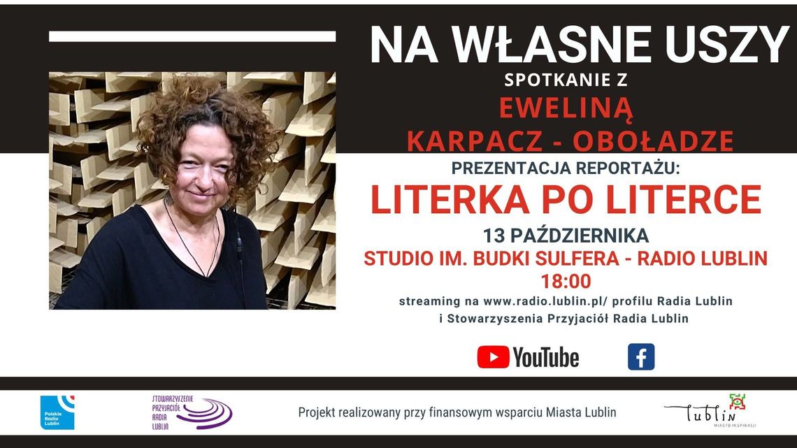 Spotkanie z Eweliną Karpacz-Oboładze w Radiu Lublin Spotkanie z Eweliną Karpacz-Oboładze w Radiu Lublin