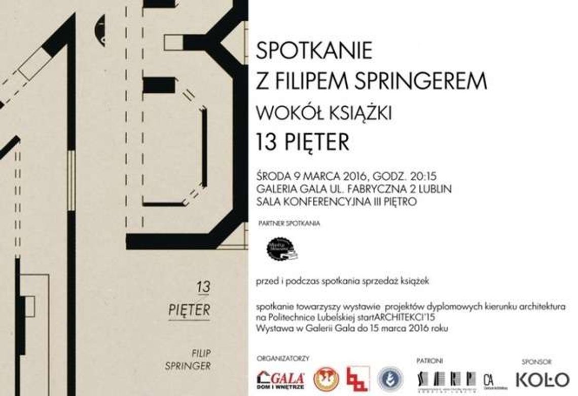 Spotkanie z Filipem Springerem w Galerii Gala