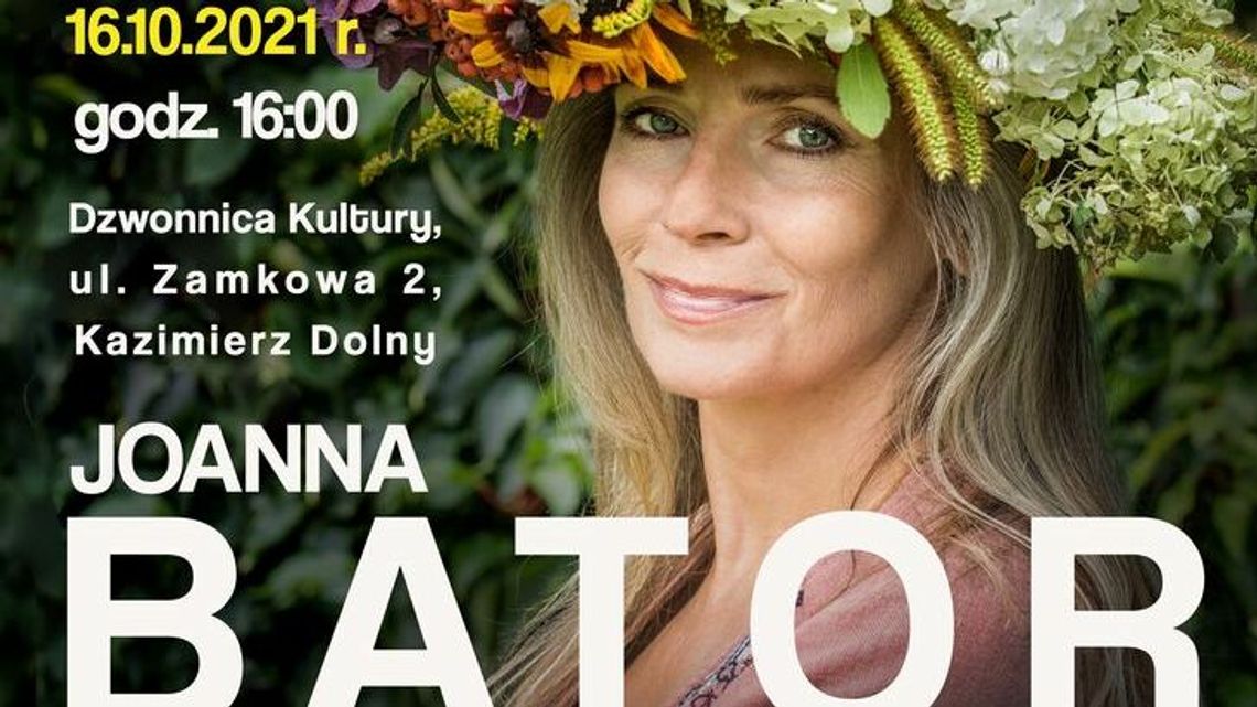 Spotkanie z Joanną Bator w Kazmierzu Dolnym