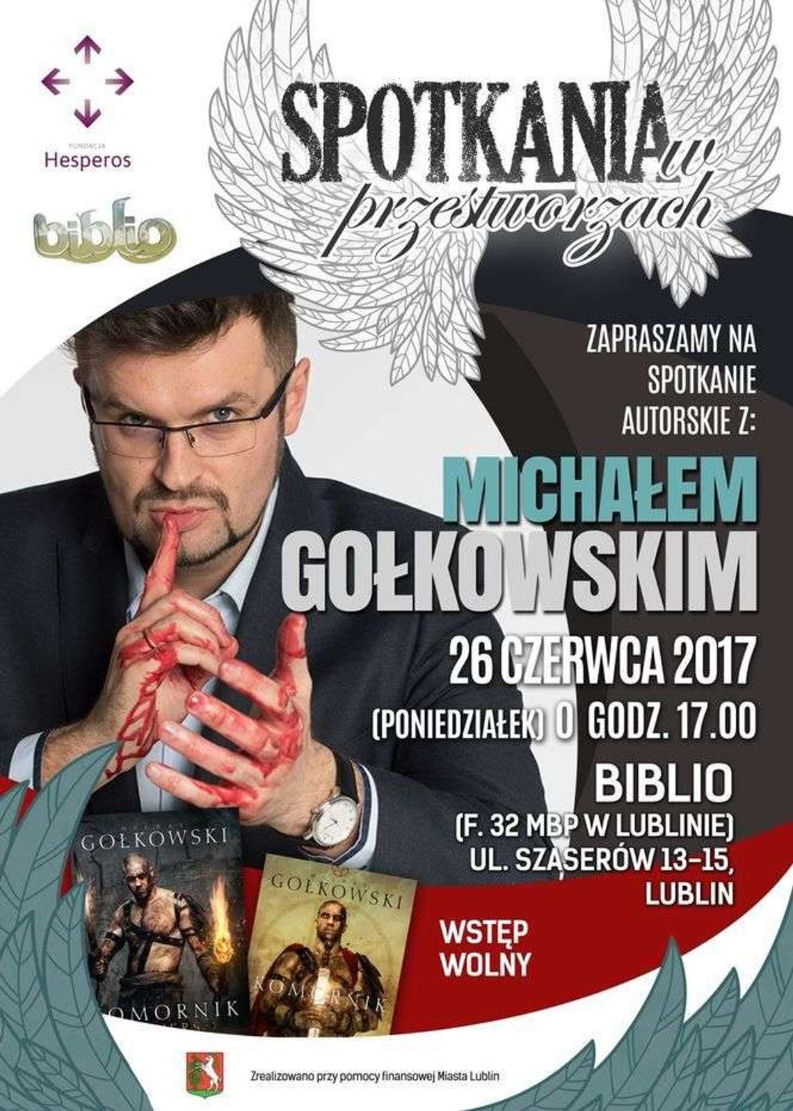 Spotkanie z Michałem Gołkowskim w MBP