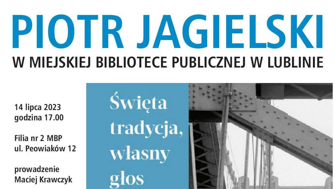 Spotkanie z Piotrem Jagielskim w MBP