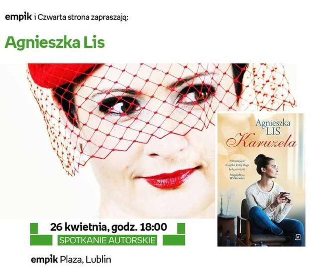 Spotkanie z pisarką Agnieszką Lis w EMPiKu