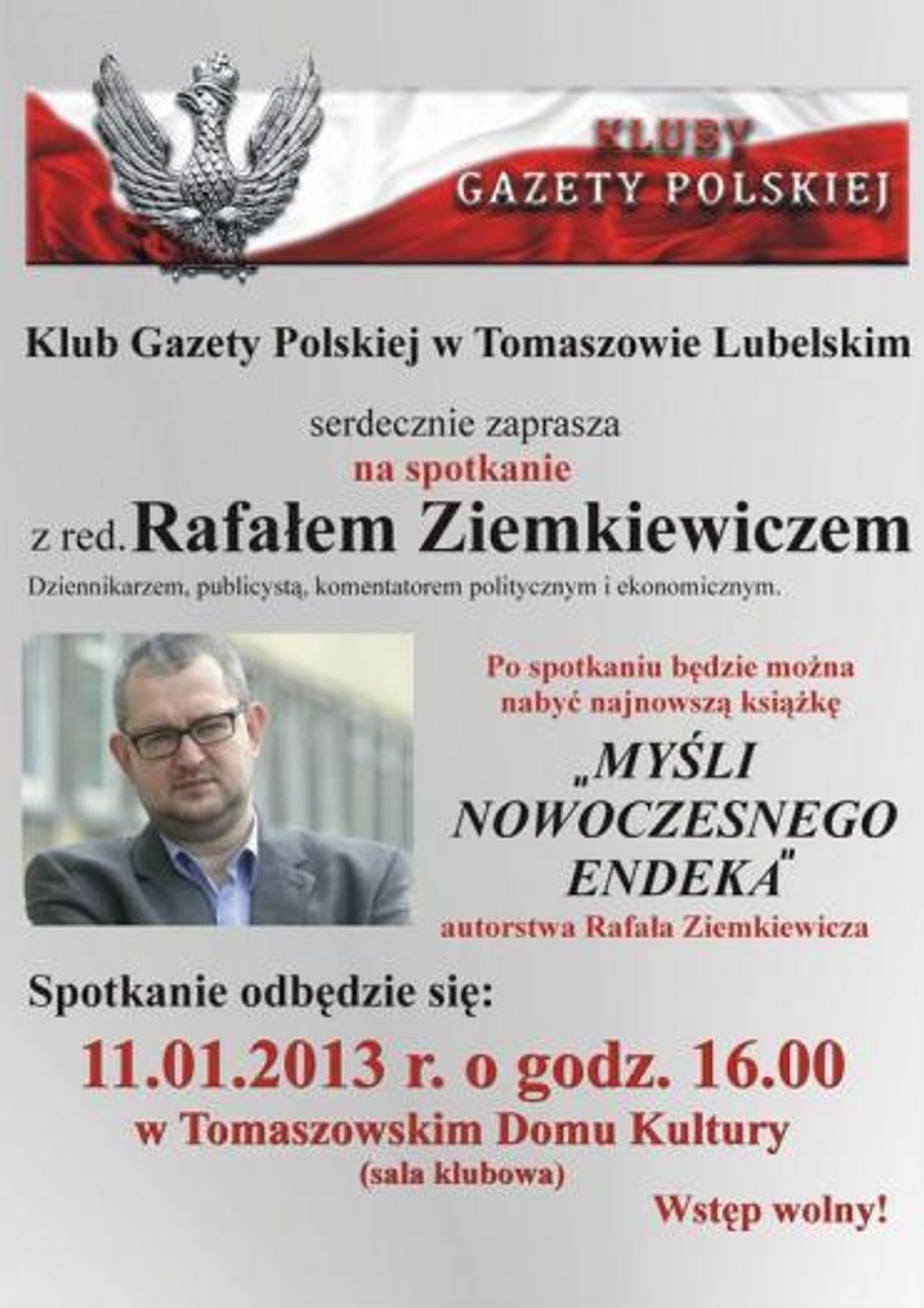 Spotkanie z Rafałem Ziemkiewiczem