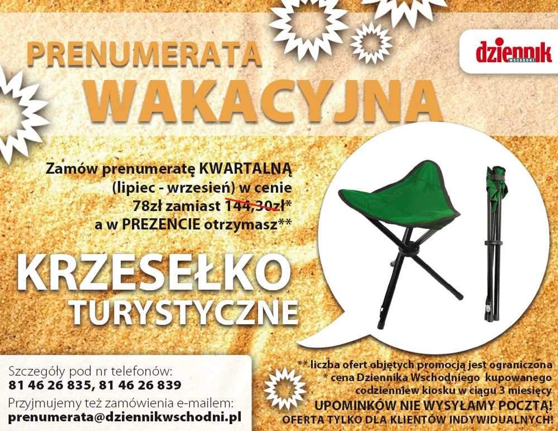 Sprawdź wakacyjną ofertę prenumeraty