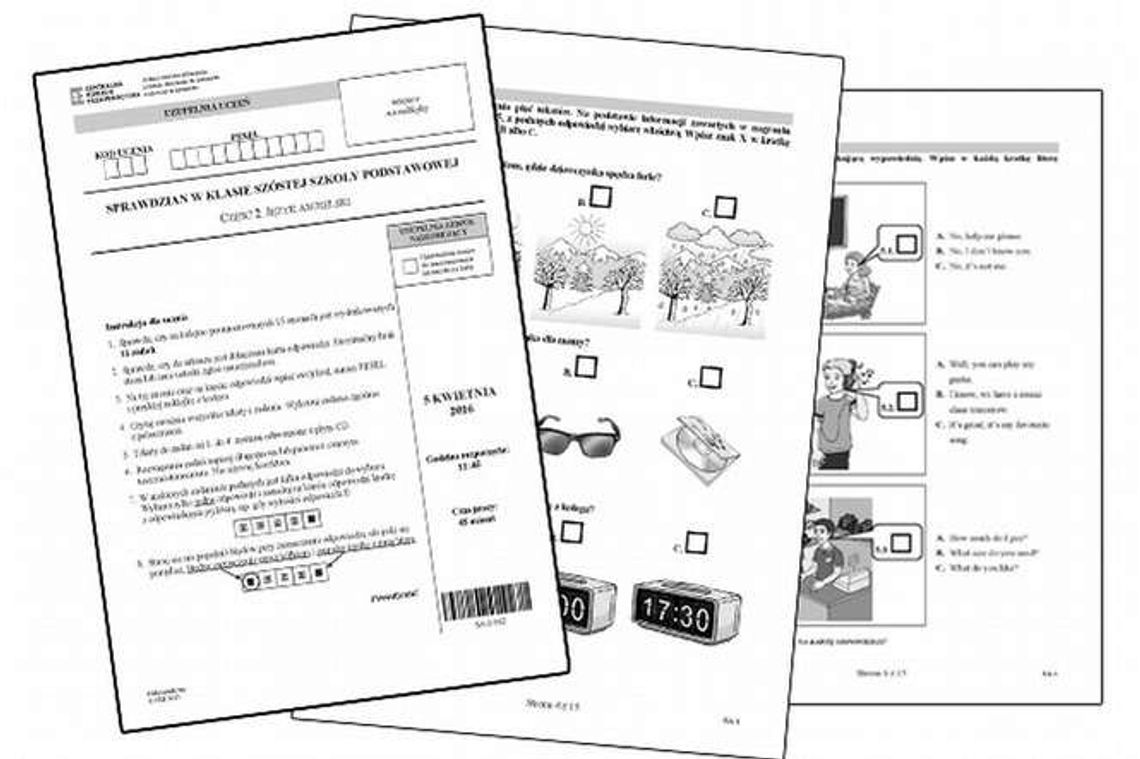 Sprawdzian szóstoklasisty 2016. ODPOWIEDZI i arkusze CKE