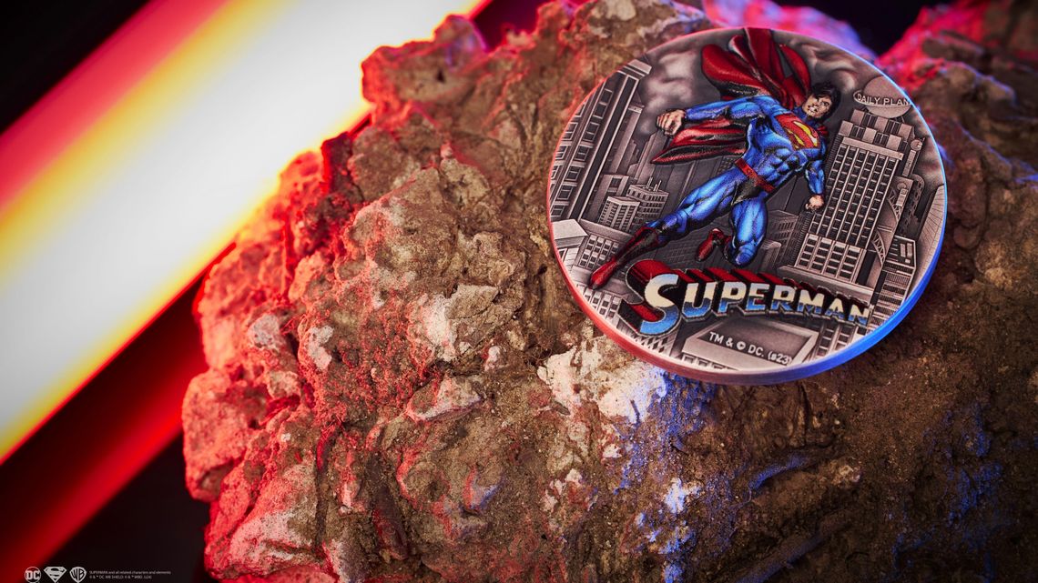 Srebrna moneta z Supermanem. Ile trzeba zapłacić za 5 dolarów?