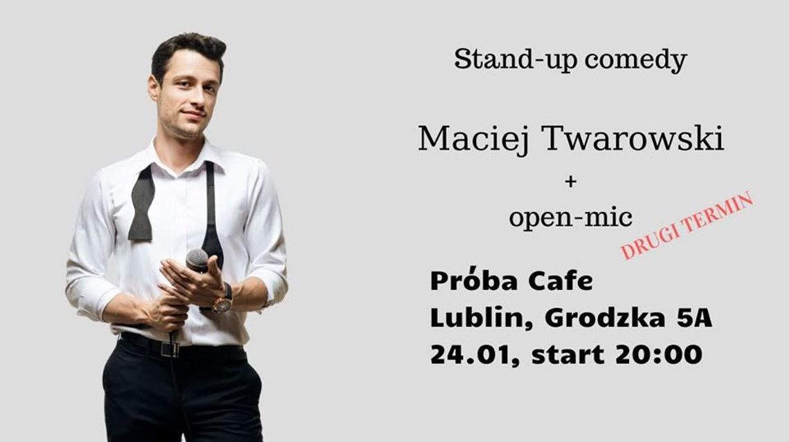 Stand-Up Macieja Twarowskiego w Próbie Cafe