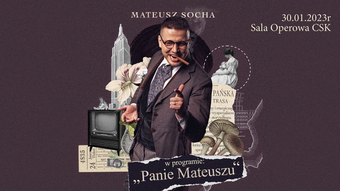 Stand-up Mateusza Sochy w Centrum Spotkania Kultur