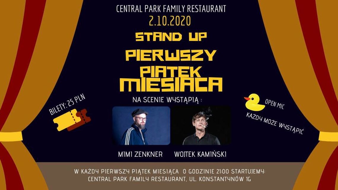 Stand-up w Central Parku Stand-up w Central Parku