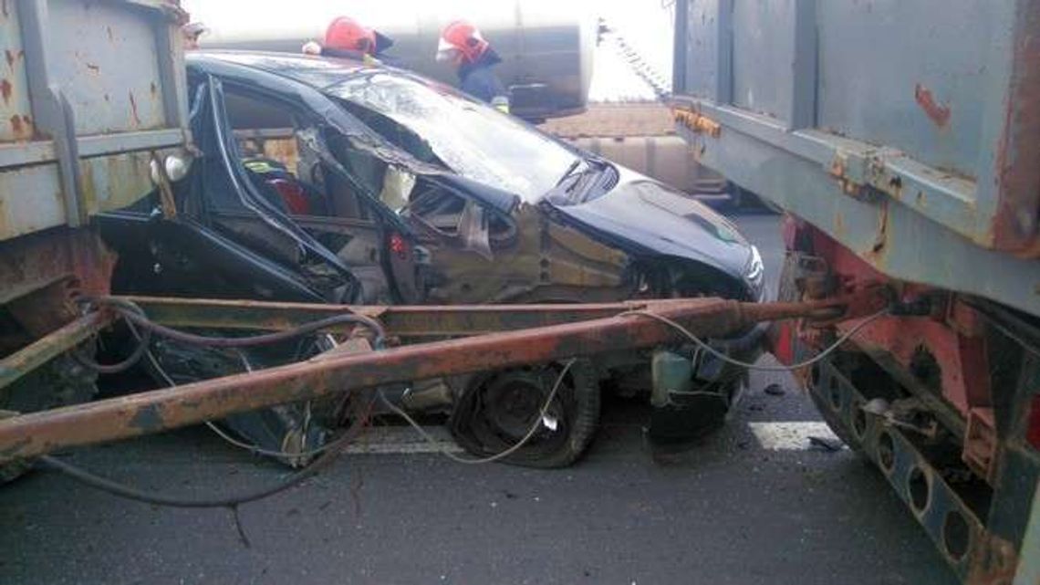 Stara Dąbia: wypadek na drodze krajowej nr 17