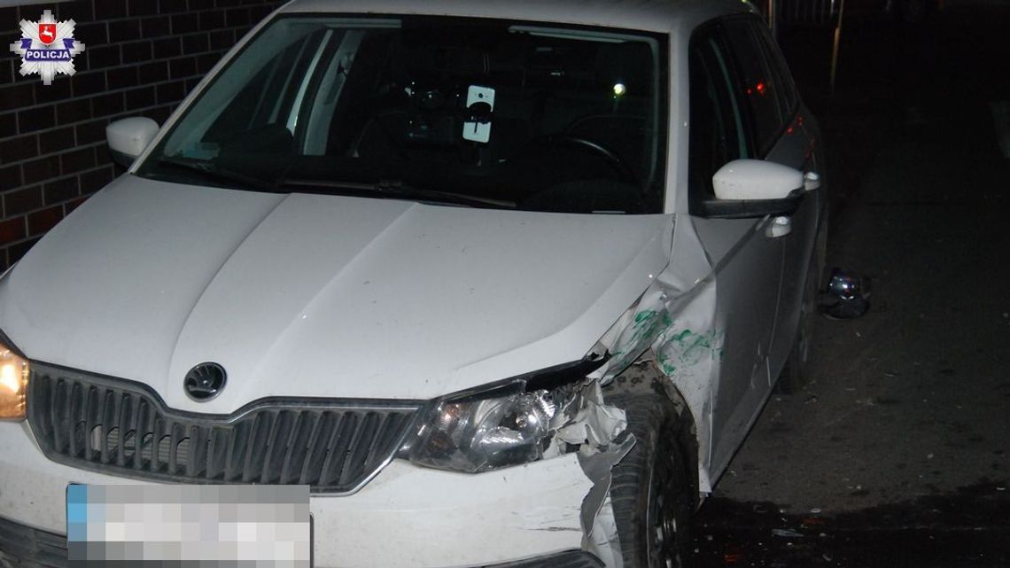 Staranował zaparkowane auto i uciekł, bo bał się „konsekwencji”