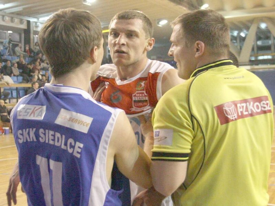 Start Lublin - SKK Siedlce 65:70, czwarta porażka z rzędu