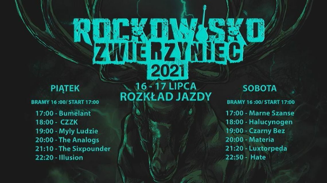 Startuje Rockowisko Zwierzyniec 2021. Program koncertów