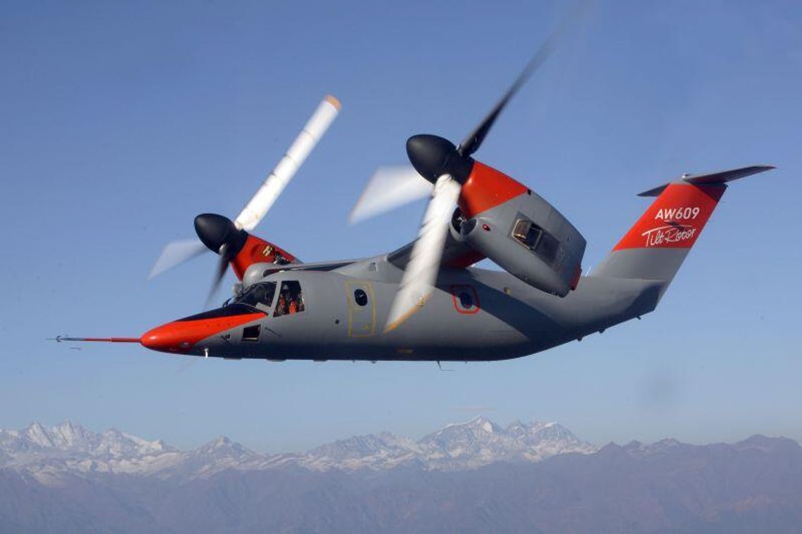 Statek powietrzny AW609 będzie montowany w Świdniku
