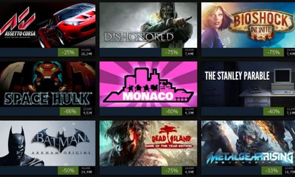 Steam: Świąteczna Wyprzedaż 2013. Mnóstwo gier, kart, odznak i nagród