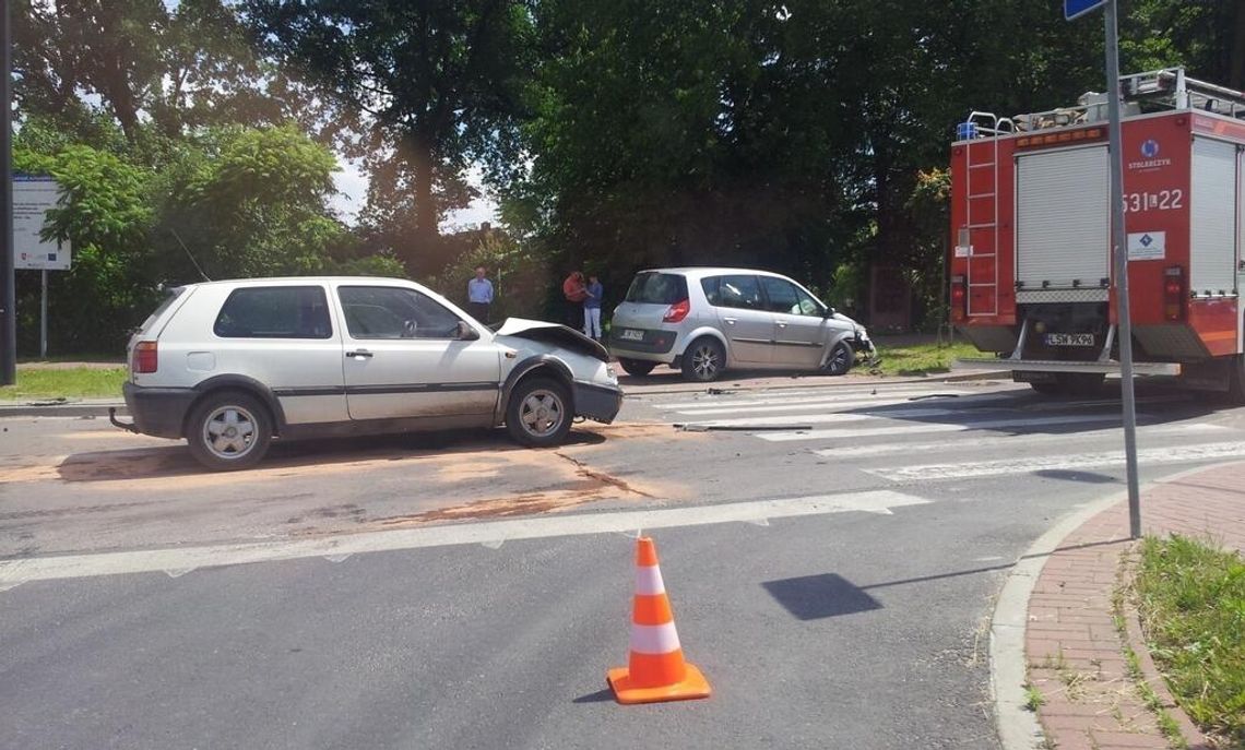 Stłuczka dwóch aut w Świdniku Stłuczka dwóch aut w Świdniku