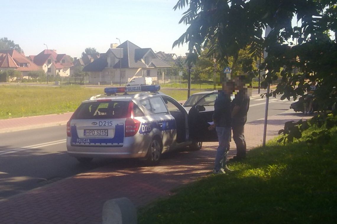 Stłuczka na ul. Klonowej w Świdniku