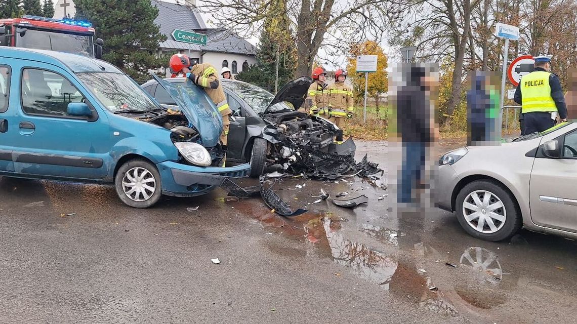 Stłuczka w Starym Pożogu. Oznakowanie skrzyżowania do poprawy? Stłuczka w Starym Pożogu. Oznakowanie skrzyżowania do poprawy?
