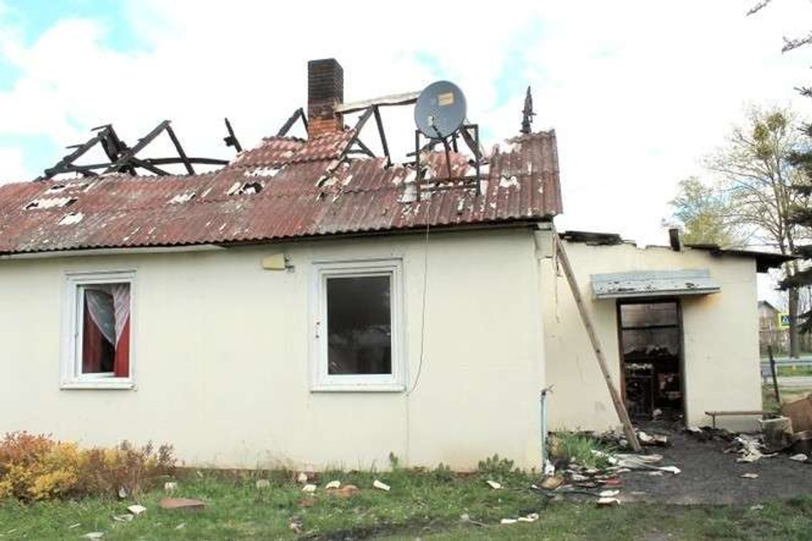 Stracili w pożarze dom. Ruszyła zbiórka dla pogorzelców z Wronowa