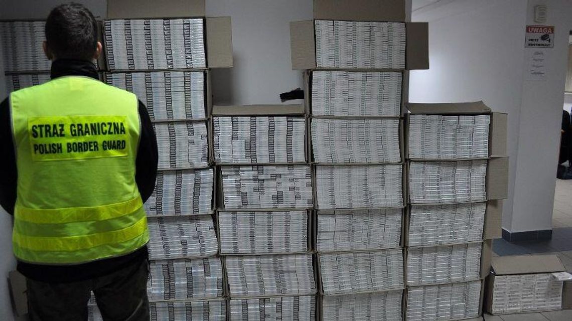 Straż Graniczna przechwyciła nielegalne papierosy przemycone przez Bug