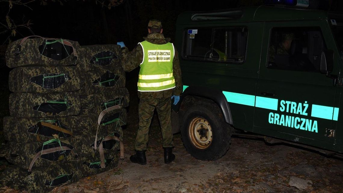 Straż Graniczna skonfiskowała niemal 500 tys. sztuk nielegalnych papierosów