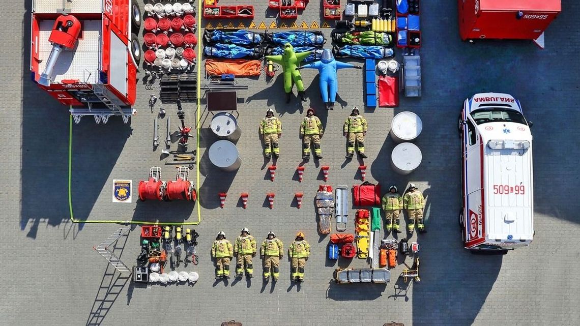 Strażacy z Puław i ich „Tetris Challenge” Strażacy z Puław i ich „Tetris Challenge”