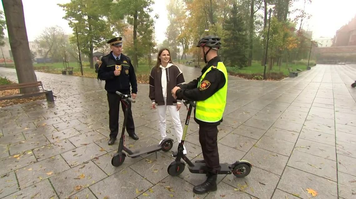 Strażnicy miejscy na patrole wyjeżdżają na hulajnogach. Pierwsi w Polsce