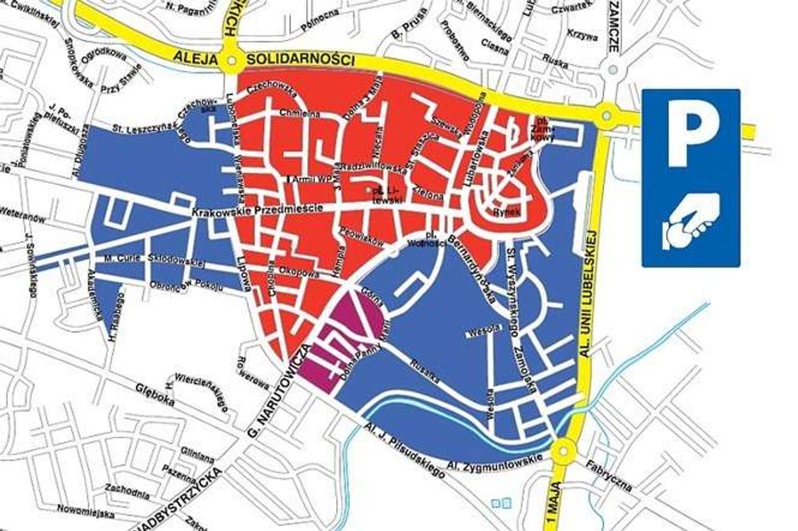 Strefa Płatnego Parkowania w Lublinie. Droższe postoje i dwa warianty do wyboru