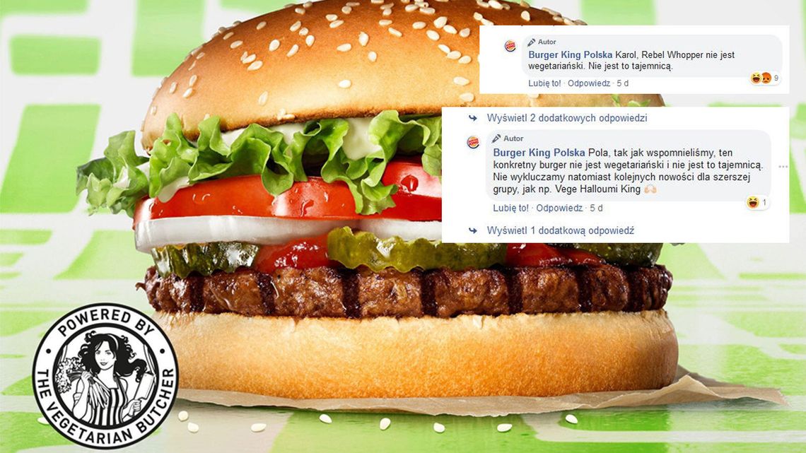 Strzał w dziesiątkę czy wtopa roku? Burger Rebel Whopper nie dla wegetarian