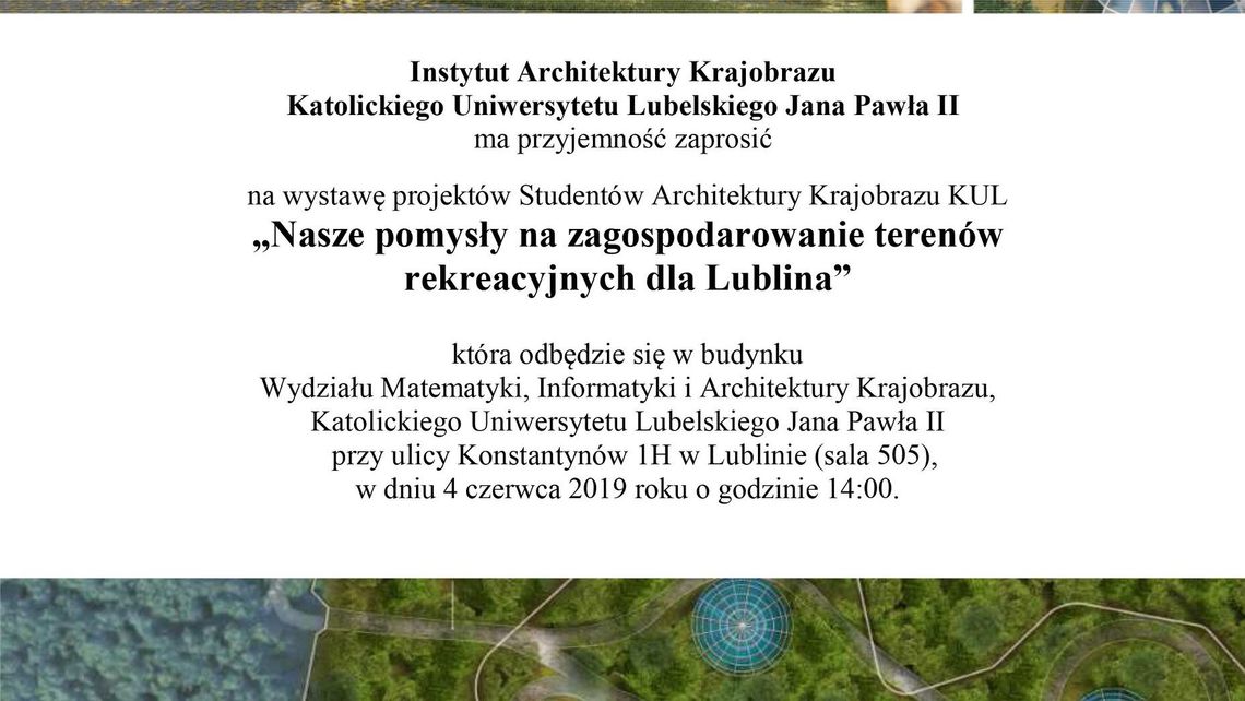 Studenckie pomysły na zagospodarowanie terenów rekreacyjnych Lublina