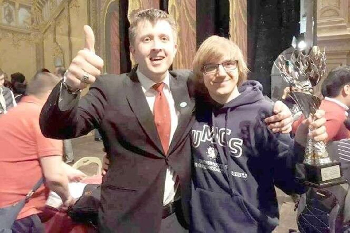 Student UMCS został szachowym mistrzem świata. Trenuje od 15 lat Student UMCS został szachowym mistrzem świata. Trenuje od 15 lat