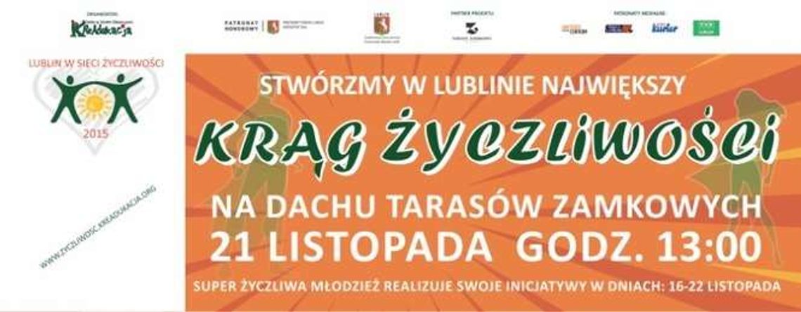 Stworzą "Krąg życzliwości" na dachu Tarasów Zamkowych