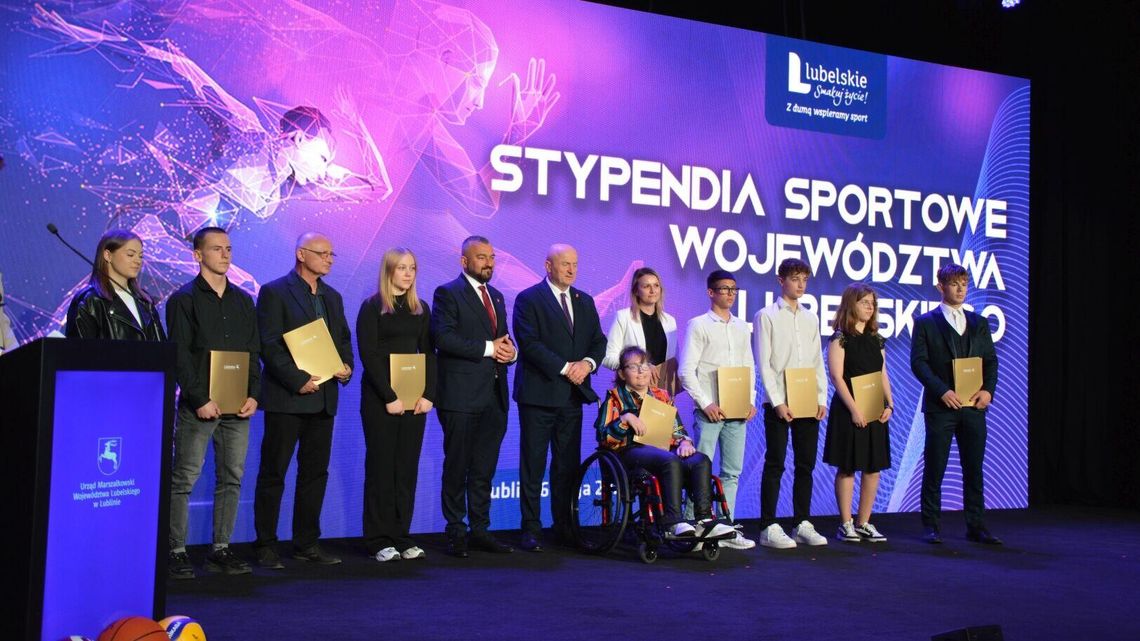 Stypendia dla 285 najlepszych sporotwców z województwa lubelskiego