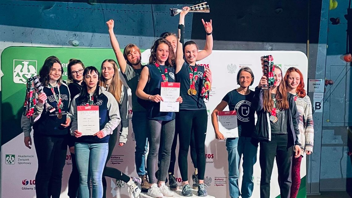 Sukces lubelskich uczelni na Akademickich Mistrzostwach Polski we wspinaczce sportowej