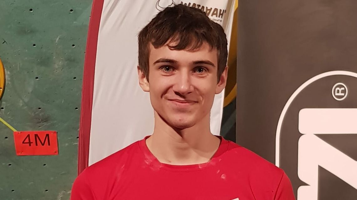 Sukces Olafa Malinowskiego ze Skarpy Lublin w Pucharze Polski na ściance w Krakowie Sukces Olafa Malinowskiego ze Skarpy Lublin w Pucharze Polski na ściance w Krakowie