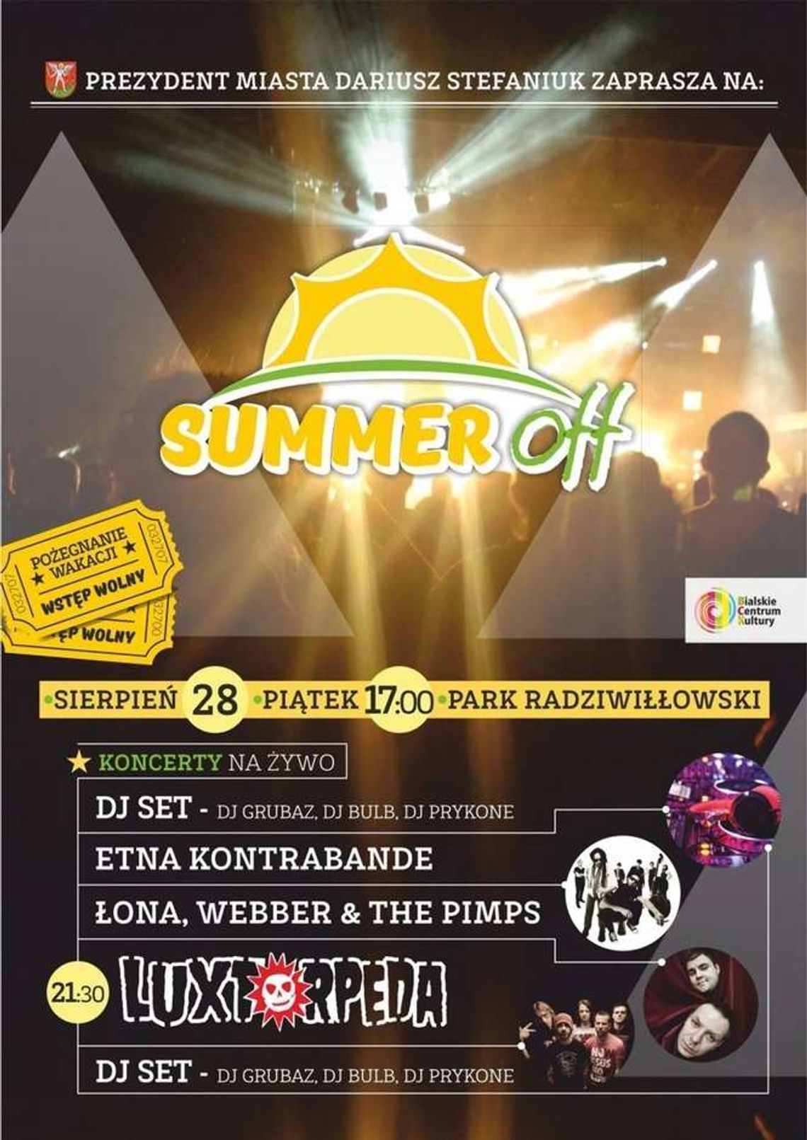 Summer Off w Białej Podlaskiej: Zagra Luxtorpeda