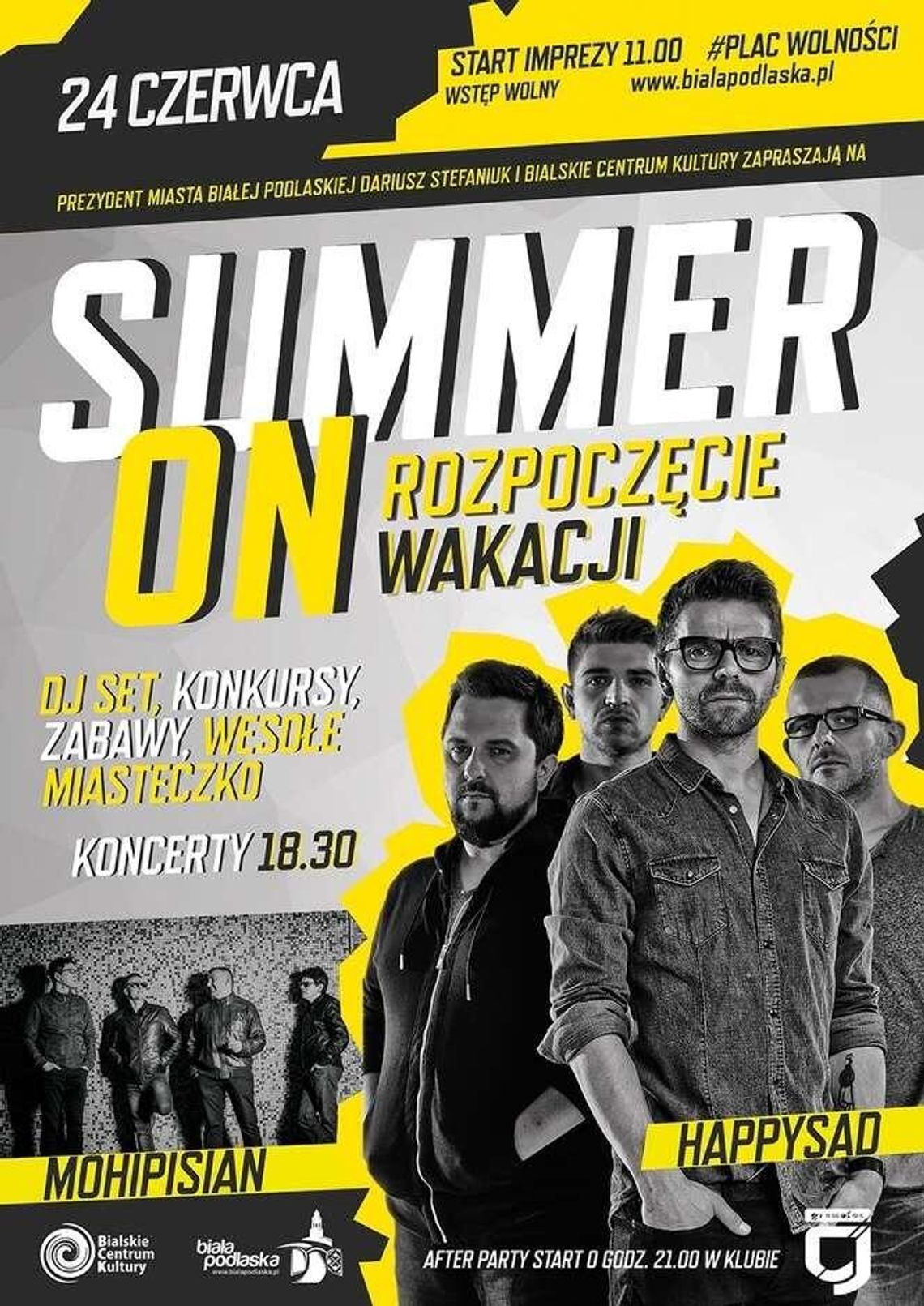 Summer On: Happysad zagra w Białej Podlaskiej