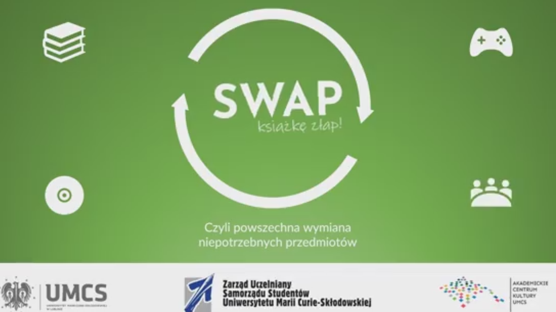 "SWAP - książkę złap!". Wymiana przedmiotów w Chatce Żaka