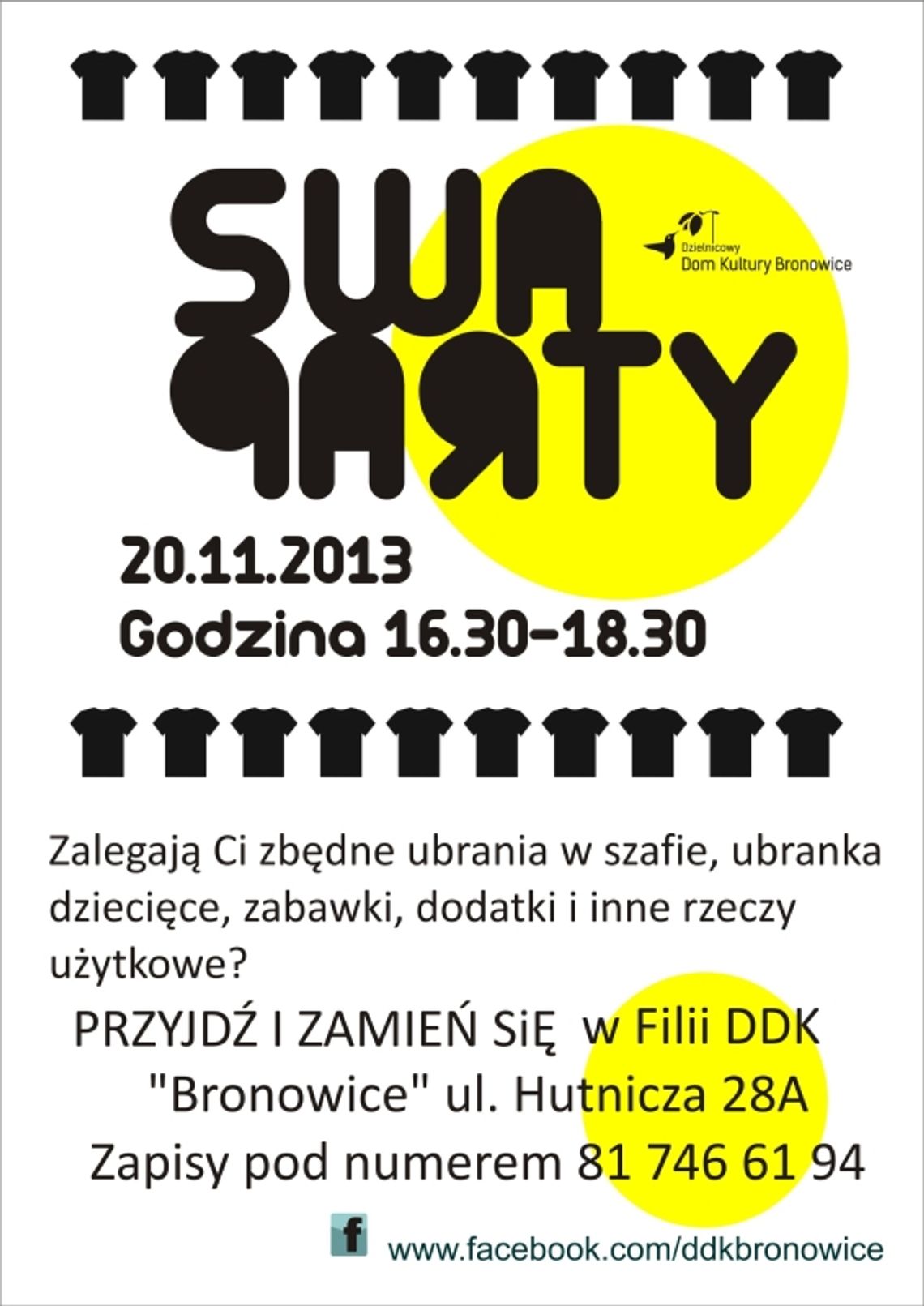 Swap party na Hutniczej