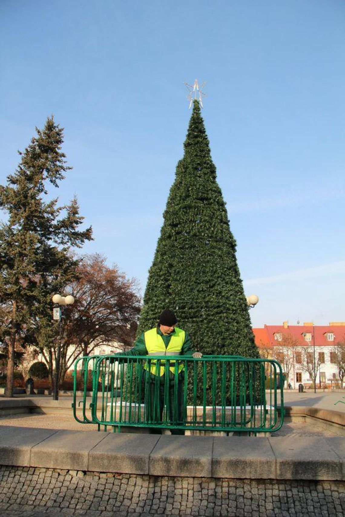 Świąteczne dekoracje w centrum Białej Podlaskiej 