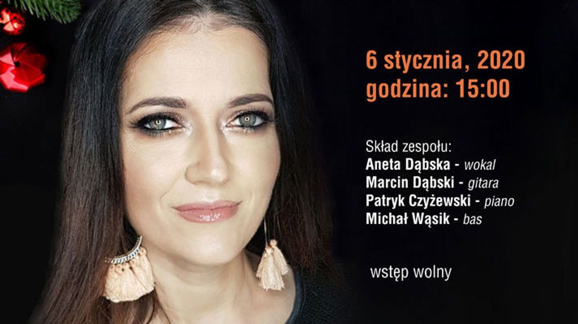 Świąteczne Kolędowanie z Anetą Dąbską w Nałęczowie
