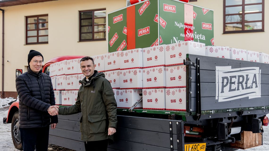 Świąteczne paczki żywnościowe od Perły dla podopiecznych Caritas Świąteczne paczki żywnościowe od Perły dla podopiecznych Caritas