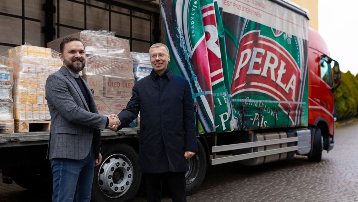 Świąteczne wsparcie od Perły dla podopiecznych Caritas