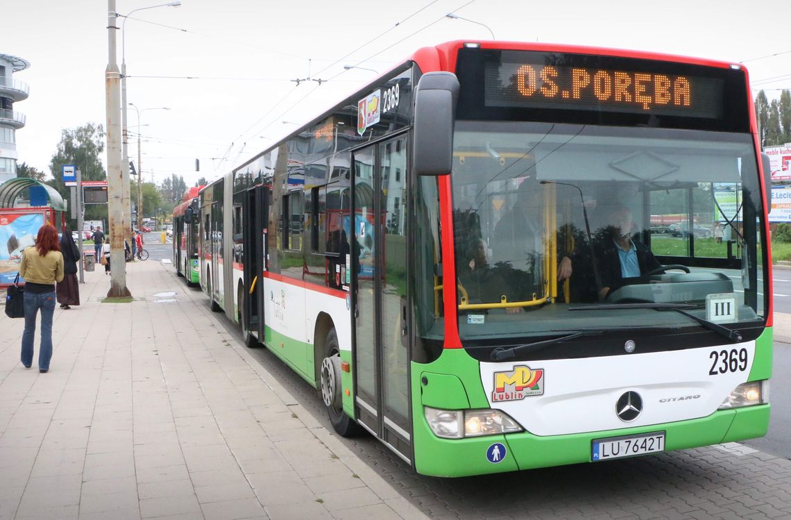 Świąteczny rozkład jazdy komunikacji miejskiej w Lublinie