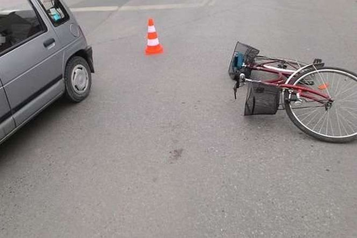 Świdnik: 87-letni kierowca uderzył w rower