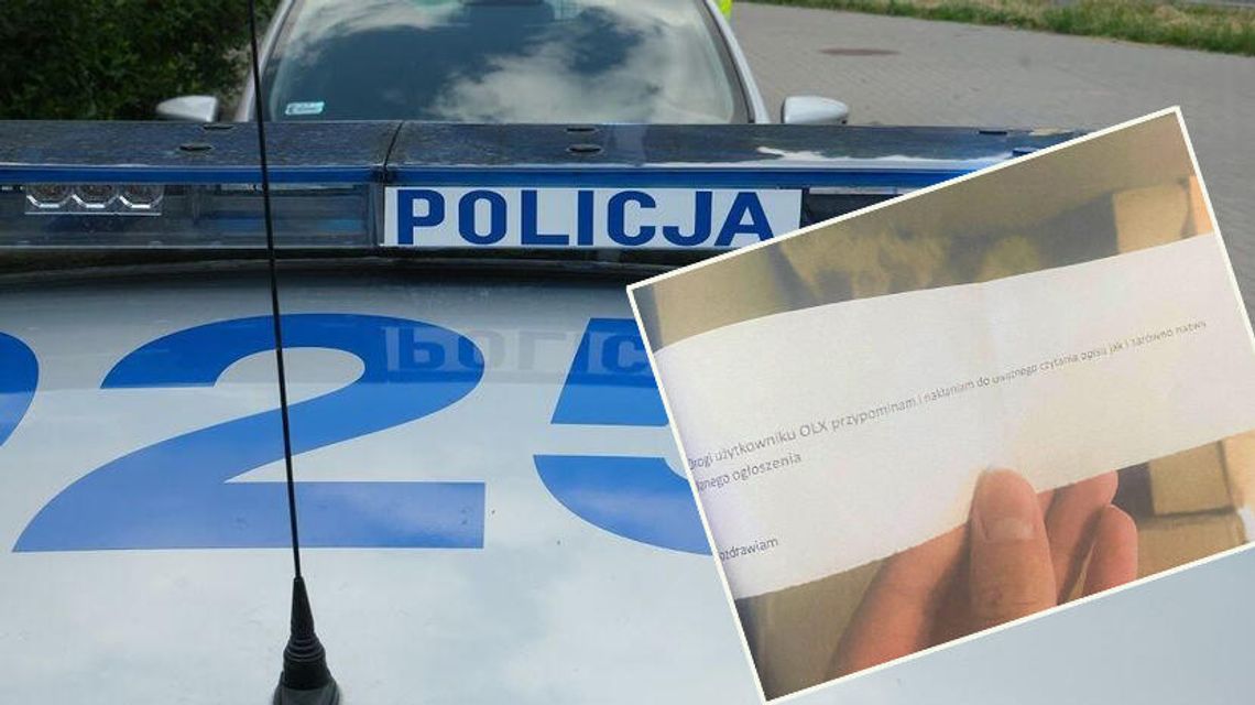 Świdnik. Szczyt bezczelności… w paczce nie było towaru, ale był liścik