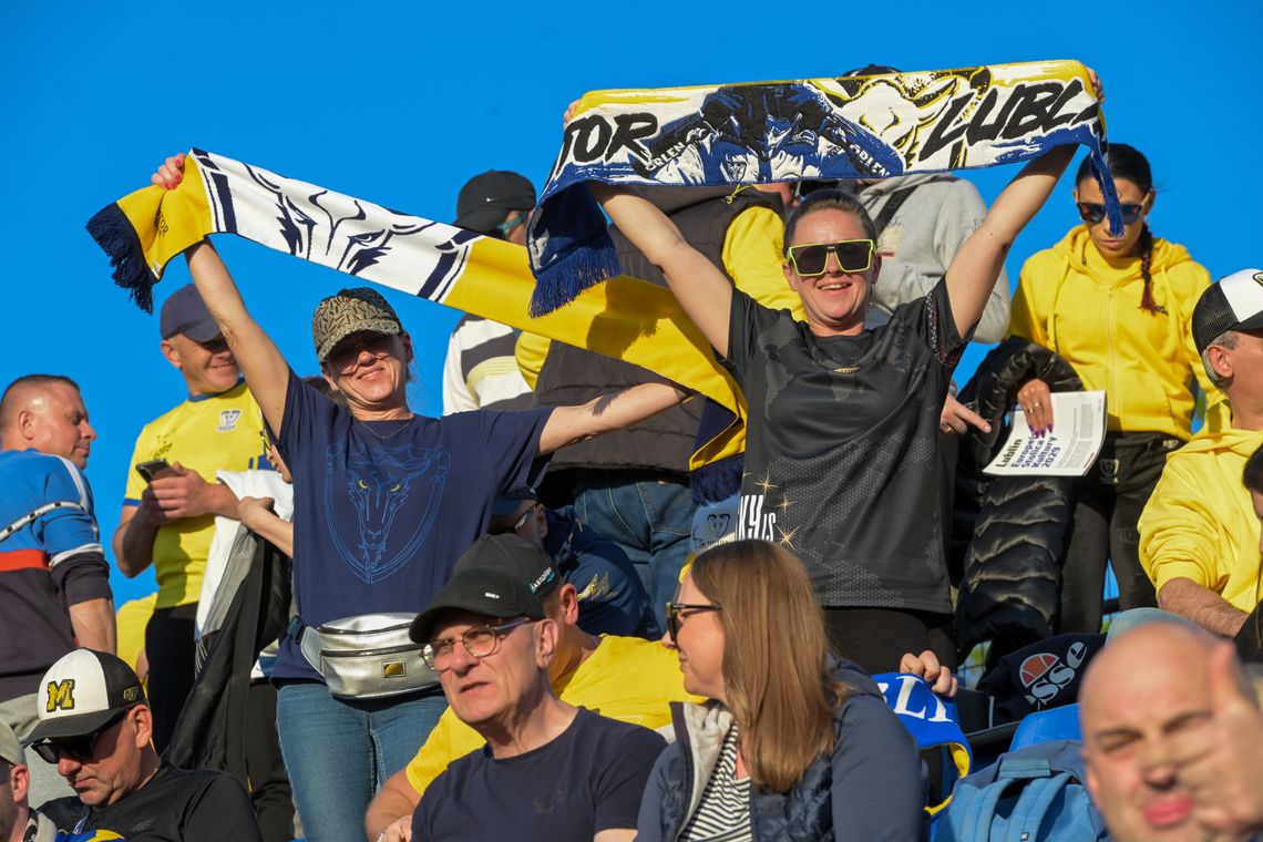 Świetna atmosfera na stadionie w Lublinie, Orlen Oil Motor znowu gromi