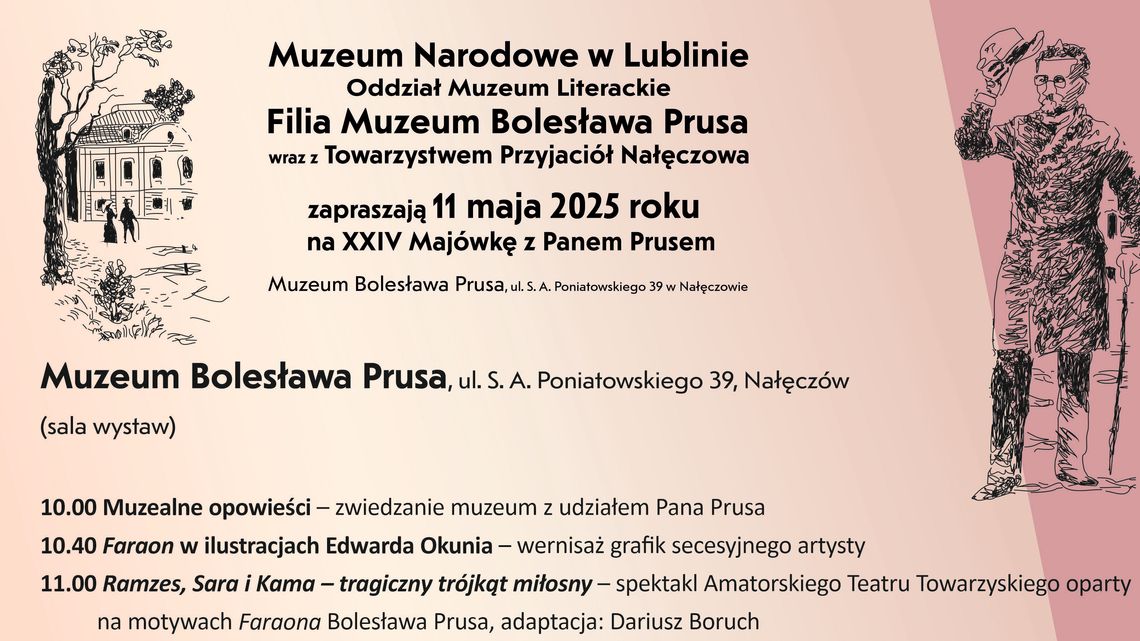 Święto literatury w Nałęczowie. Majówka z Prusem